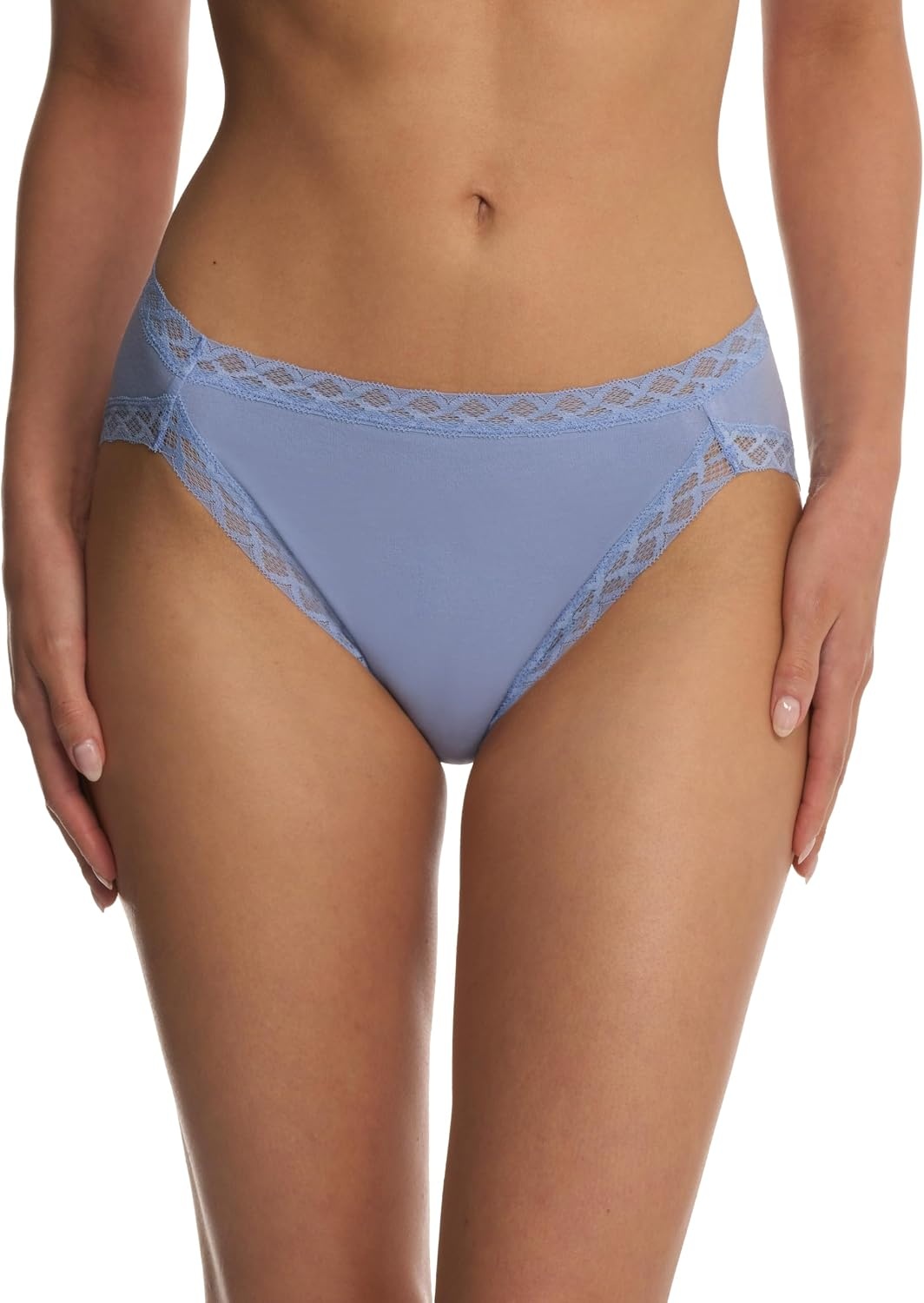image:imageNatori Womens Pima Bliss French Cut Briefs 3 PackBuffPink VelvetBlue Dream