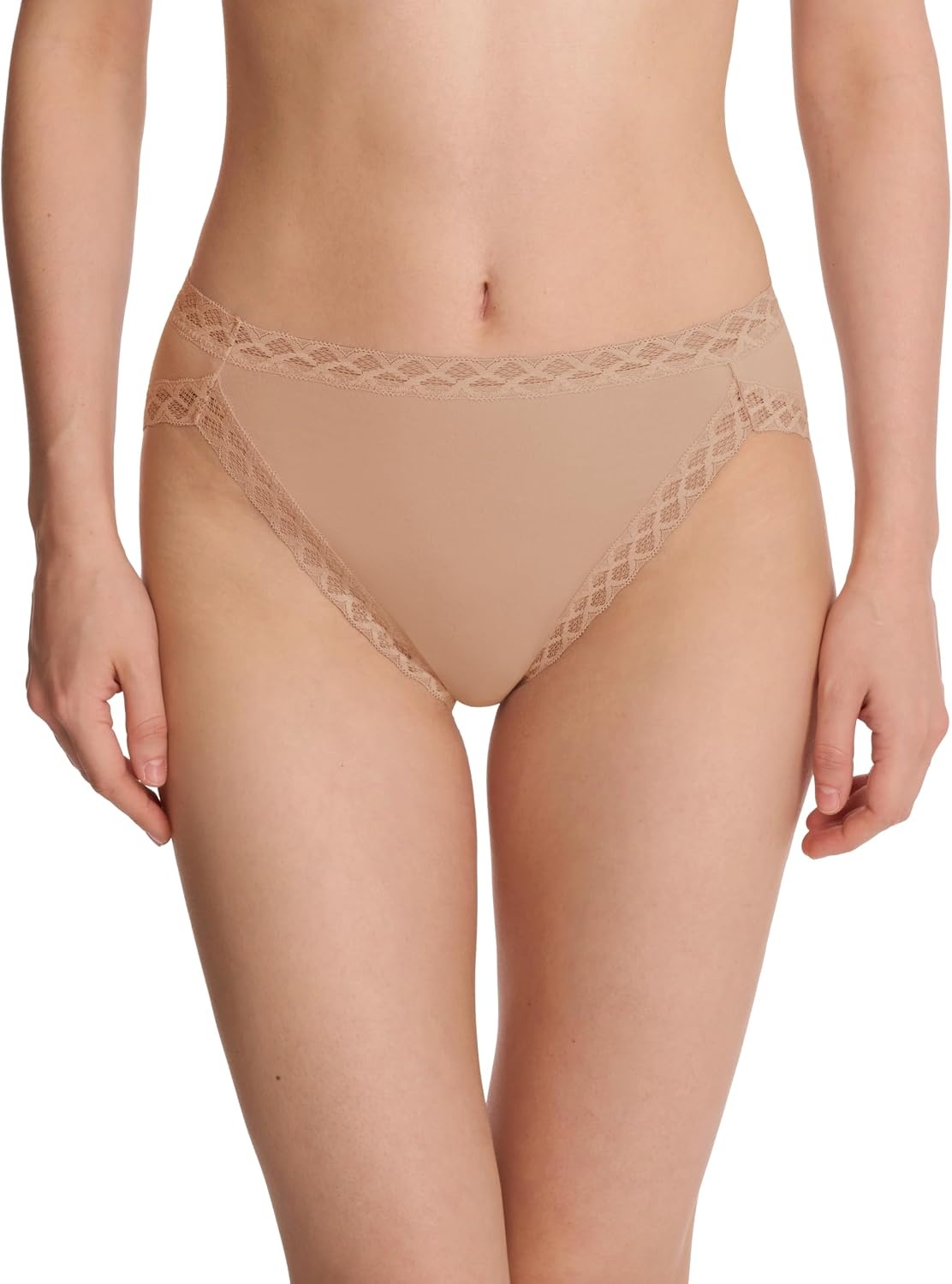 image:imageNatori Womens Pima Bliss French Cut Briefs 3 PackBuffPink VelvetBlue Dream