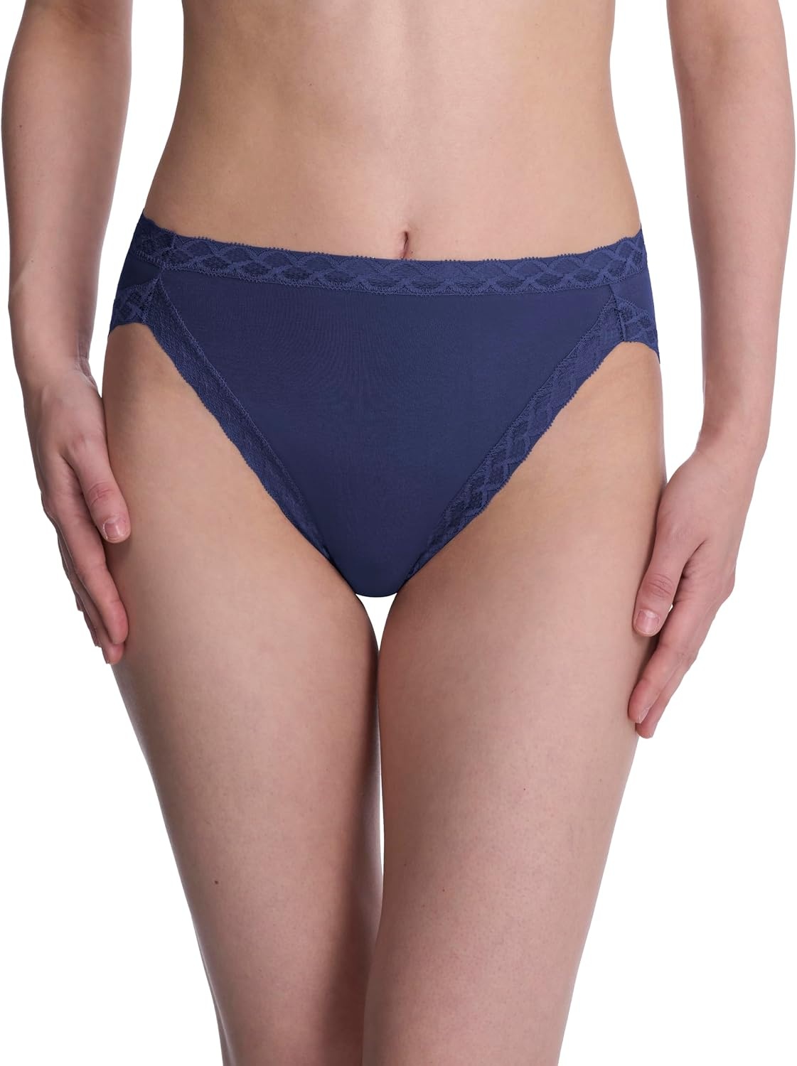 image:imageNatori Womens Pima Bliss French Cut Briefs 3 PackInkPink VelvetBlack