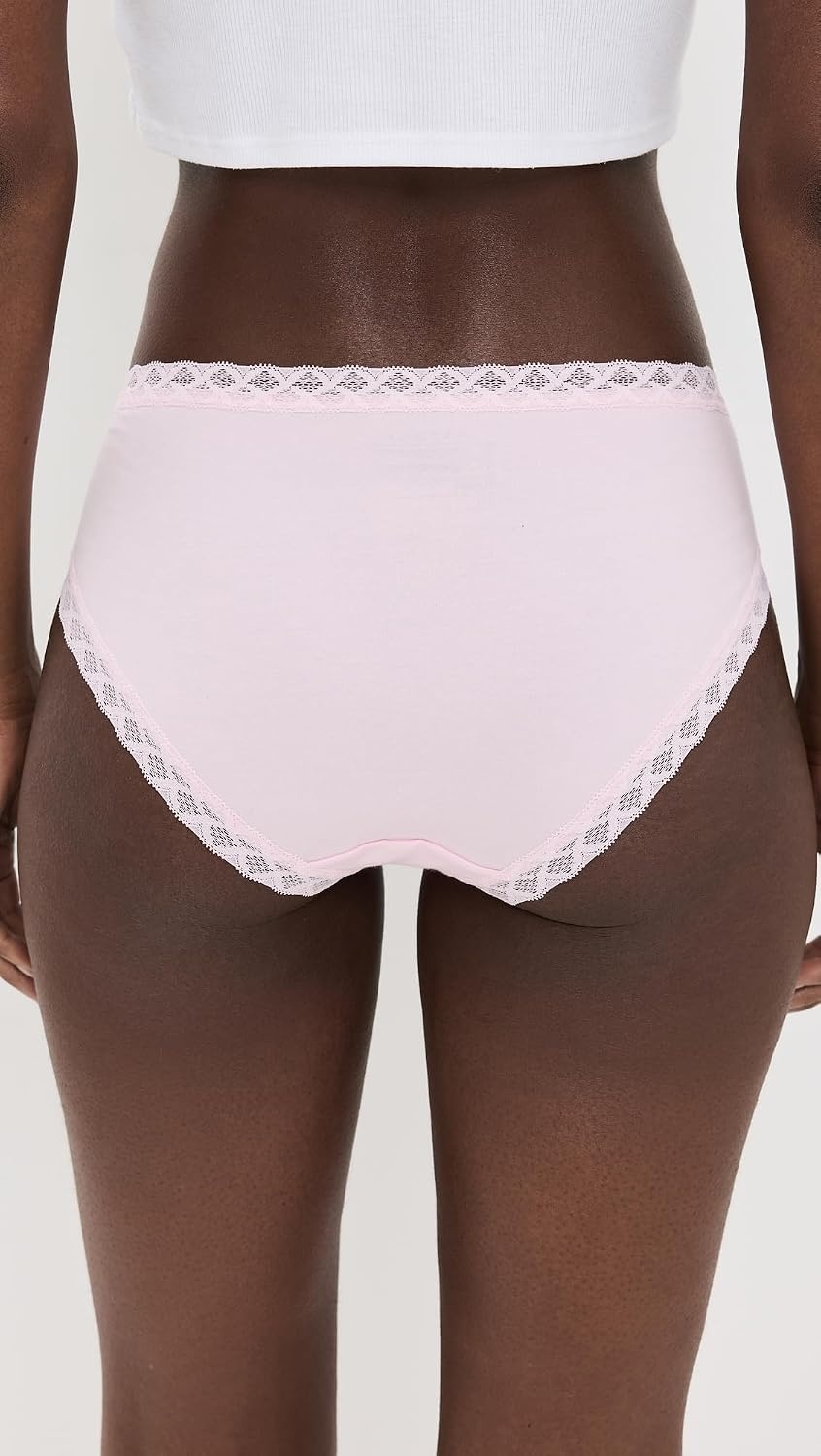 image:imageNatori Womens Pima Bliss French Cut Briefs 3 PackNutmegPerfect PinkMeadow