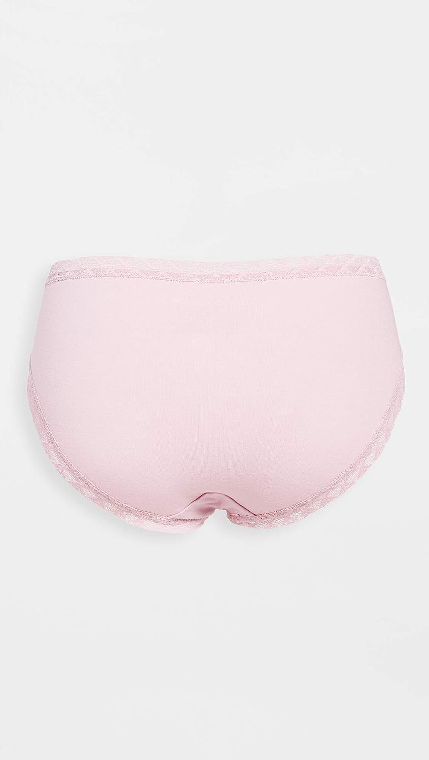 image:imageNatori Womens Pima Bliss French Cut Briefs 3 PackSpanish RoseBellflowerBlack 3 Pack