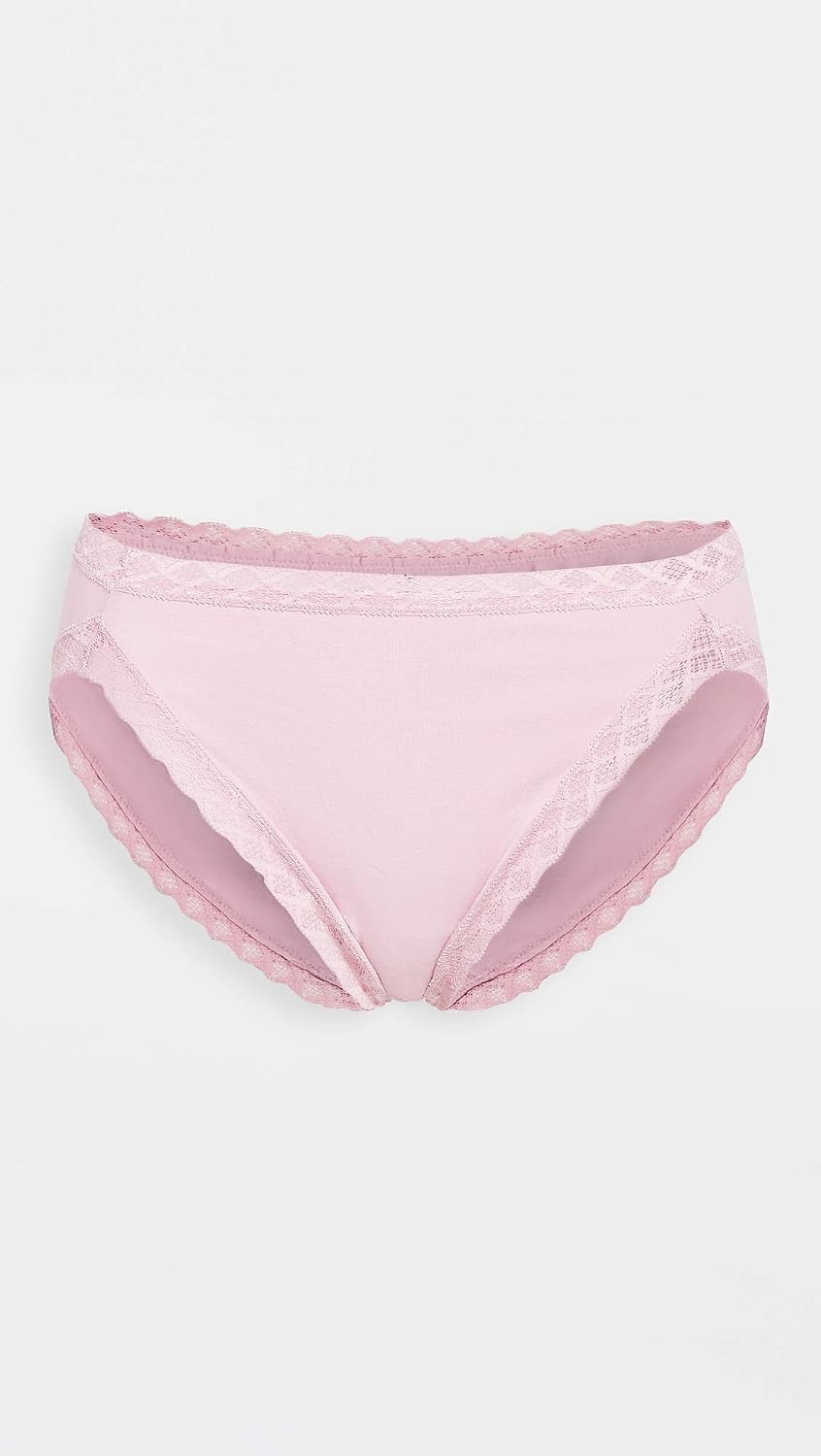 image:imageNatori Womens Pima Bliss French Cut Briefs 3 PackSpanish RoseBellflowerBlack 3 Pack