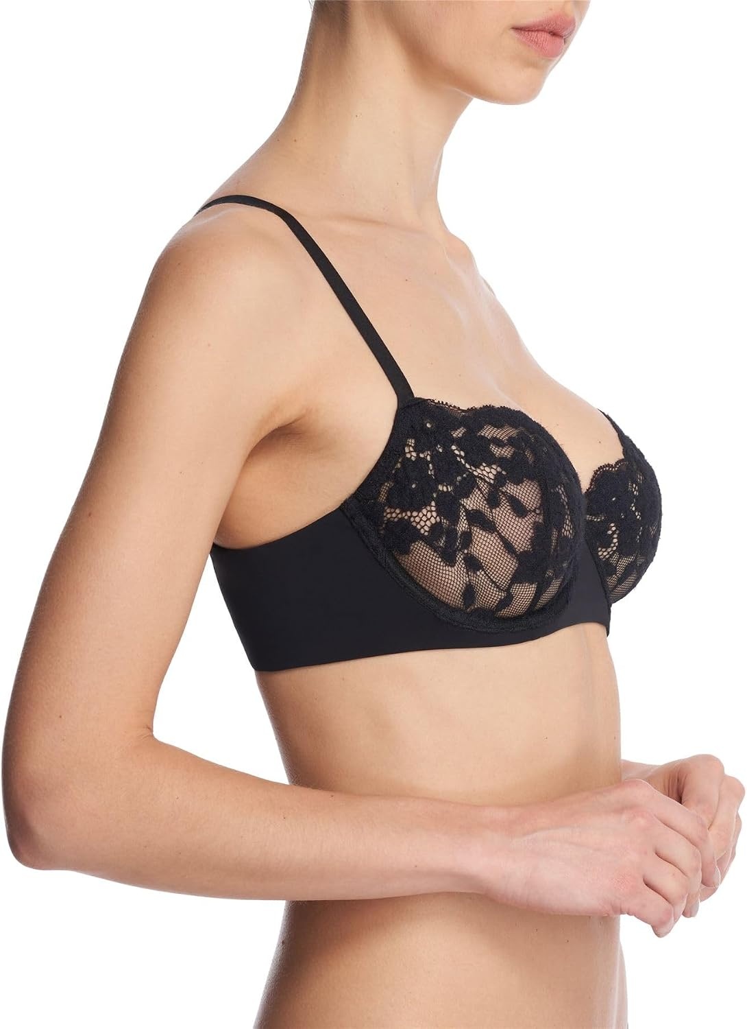 image:imageNatori Womens Plush Romance Balconette UnderwireBlack