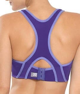 image:imageNatori Womens Power Yogi High Impact Underwire Racerback Sport BraWhiteGrey