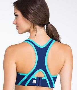 image:imageNatori Womens Power Yogi High Impact Underwire Racerback Sport BraWhiteGrey