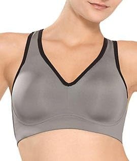 image:imageNatori Womens Power Yogi High Impact Underwire Racerback Sport BraWhiteGrey