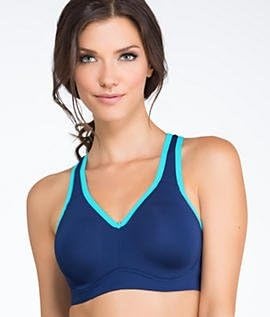 image:imageNatori Womens Power Yogi High Impact Underwire Racerback Sport BraWhiteGrey