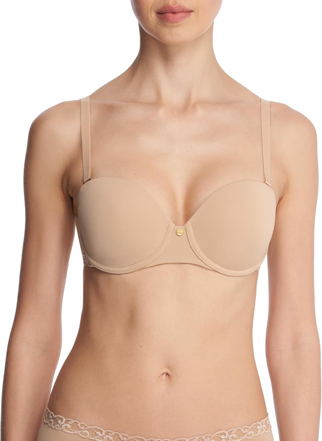 image:imageNatori Womens Pure Luxe Strapless Contour UnderwireCaf