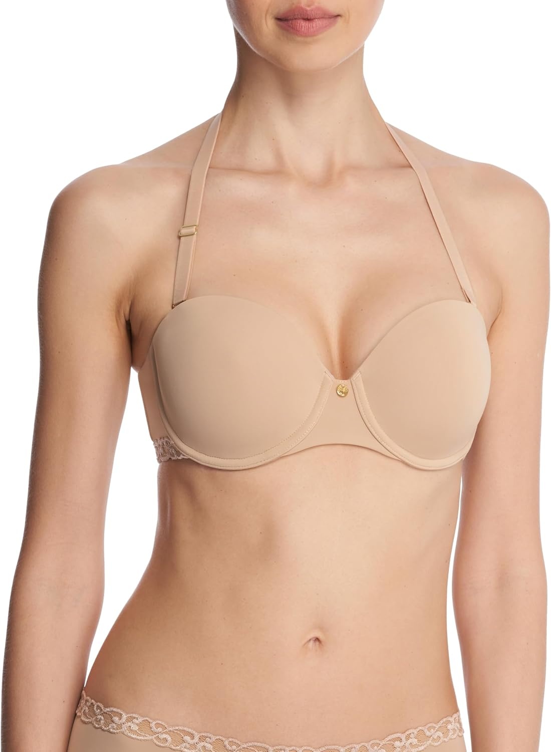 image:imageNatori Womens Pure Luxe Strapless Contour UnderwireCaf