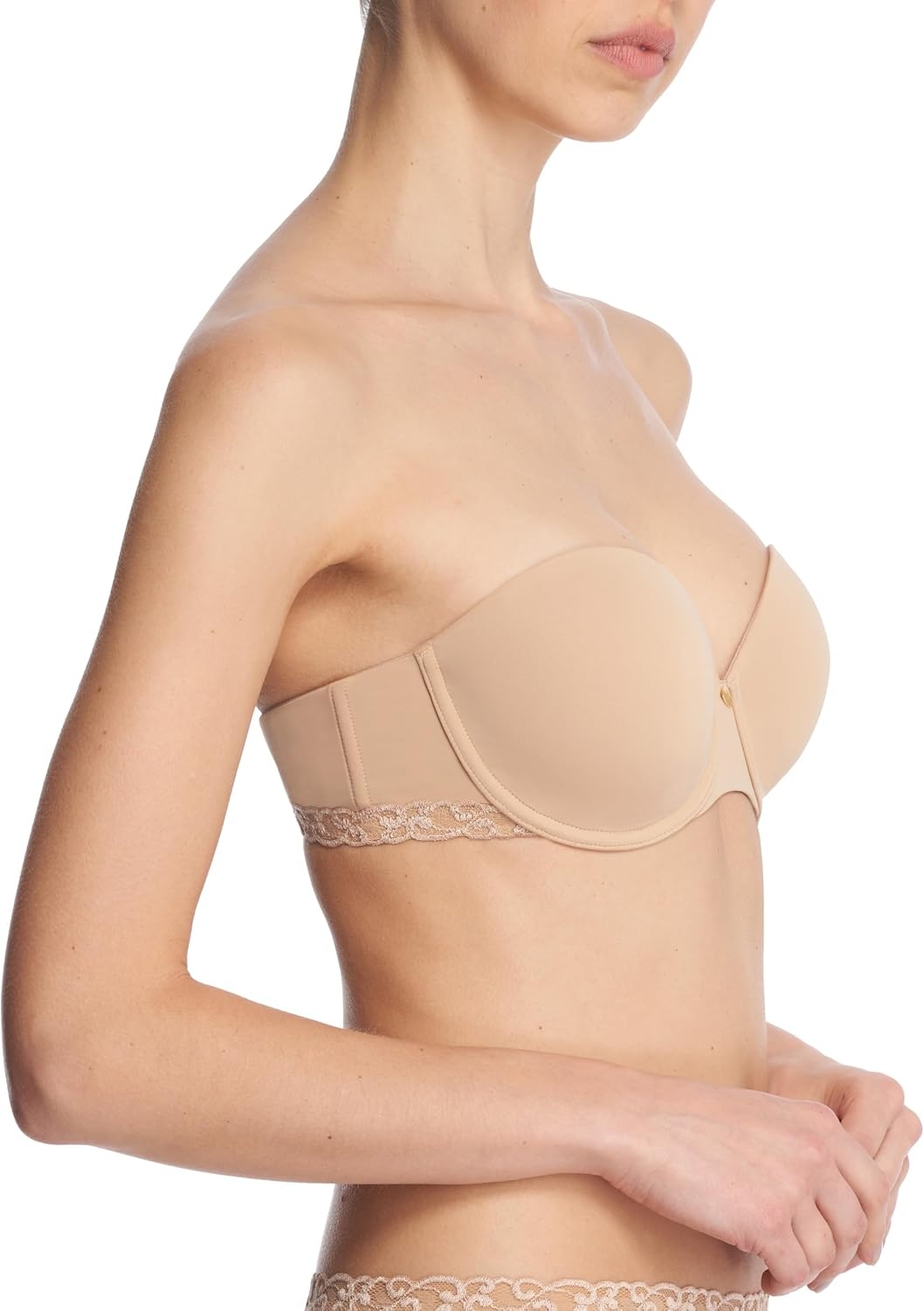 image:imageNatori Womens Pure Luxe Strapless Contour UnderwireCaf