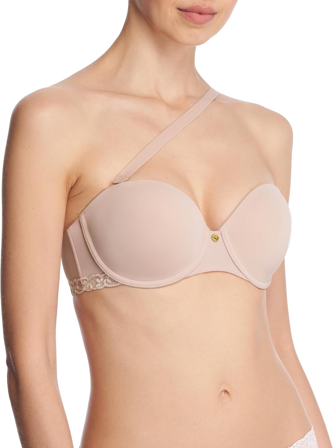 image:imageNatori Womens Pure Luxe Strapless Contour UnderwireRose BeigePink Pearl