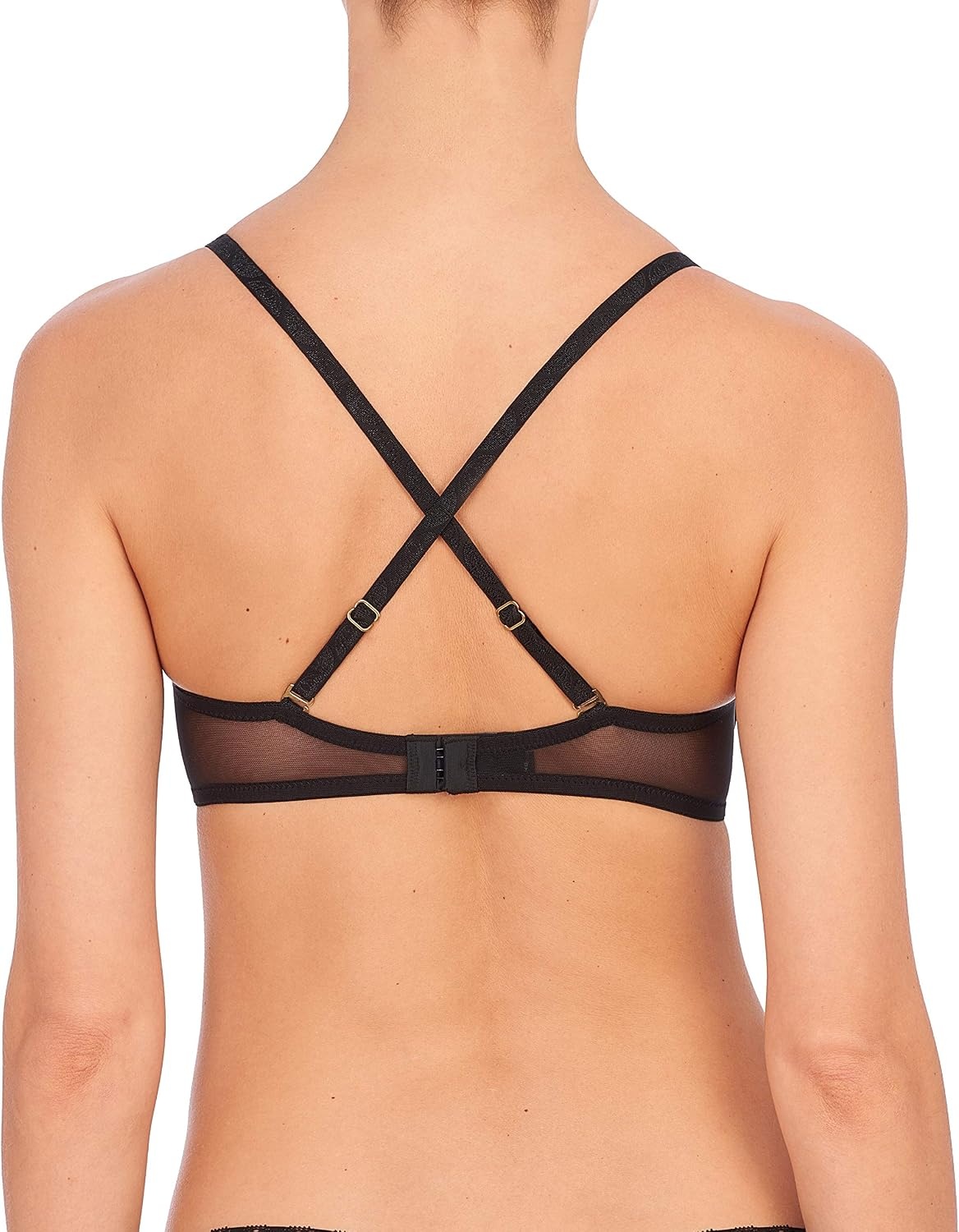image:imageNatori Womens Sheer Convertible Ultra Light Contour Plunge BraBlack