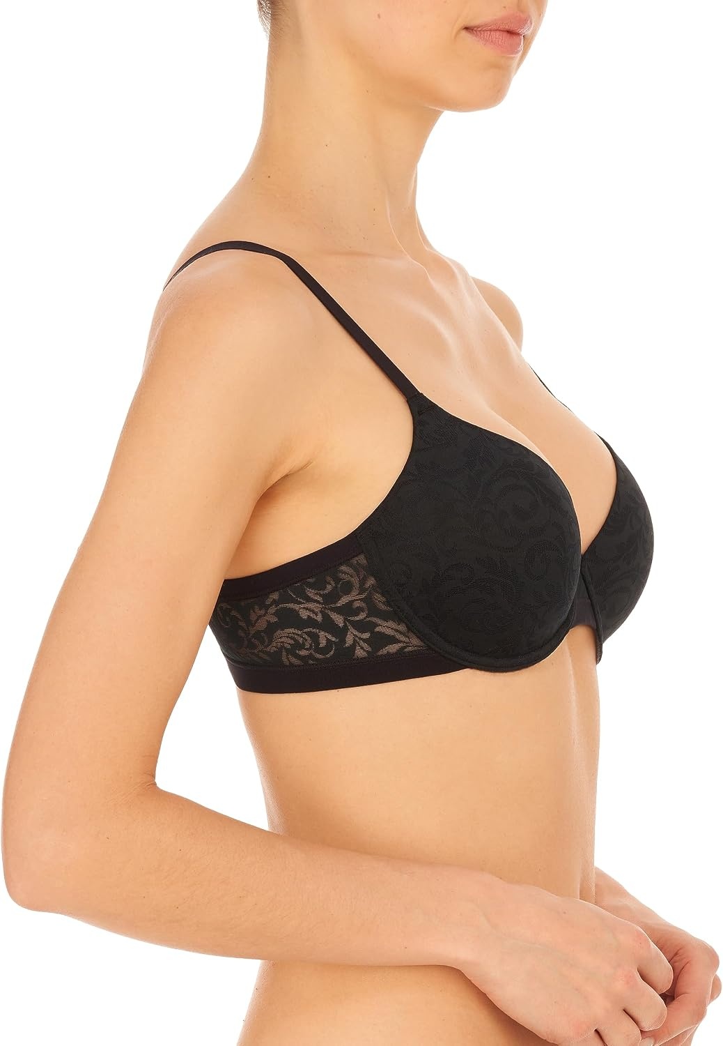 image:imageNatori Womens Sheer Illusion Contour UnderwireBlack