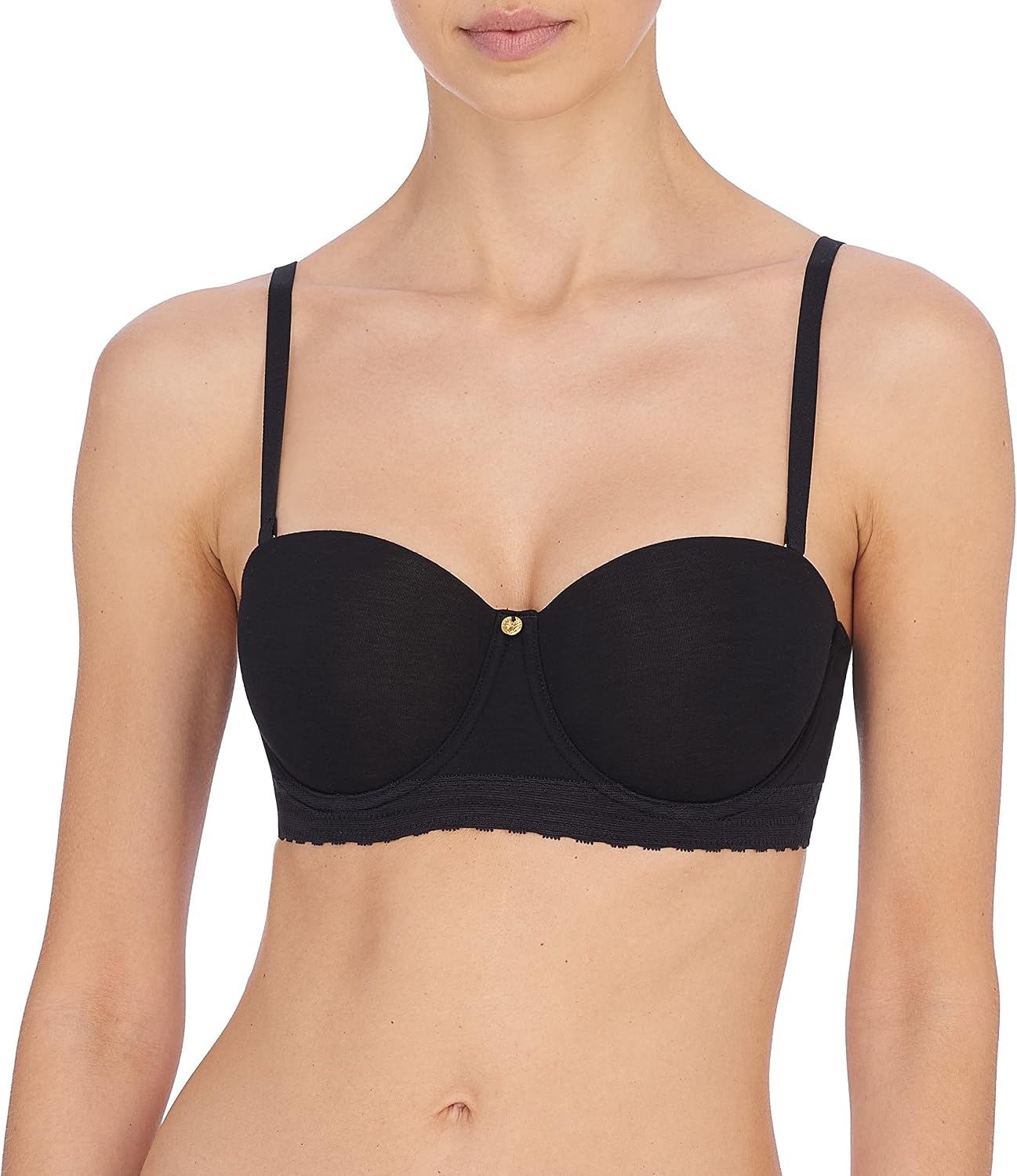 image:imageNatori Womens Truly Smooth Smoothing Strapless ContourBlack