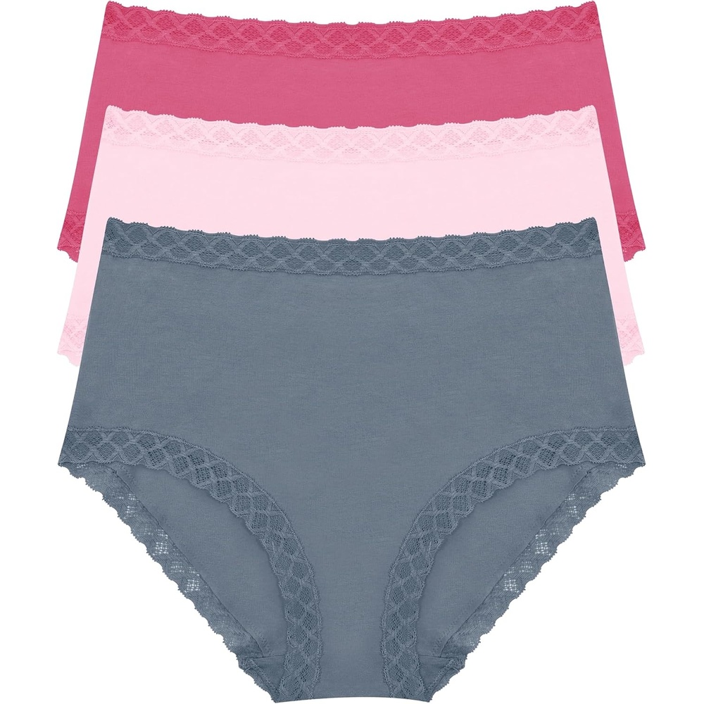 image:imageNatori Womens Bliss Full Brief 3PackCountry BlueSoft MulberryFuchsia Rs