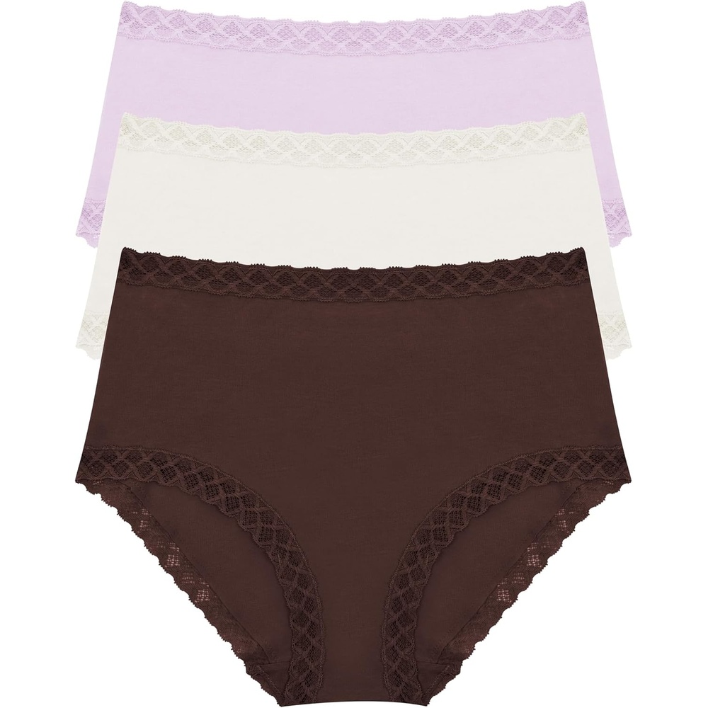 image:imageNatori Womens Bliss Full Brief 3PackFrench Roast