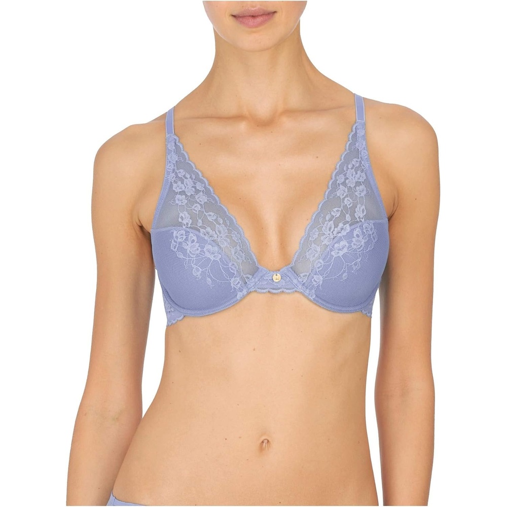 image:imageNatori Womens Cherry Blossom Convertible Contour BraBoat Blue