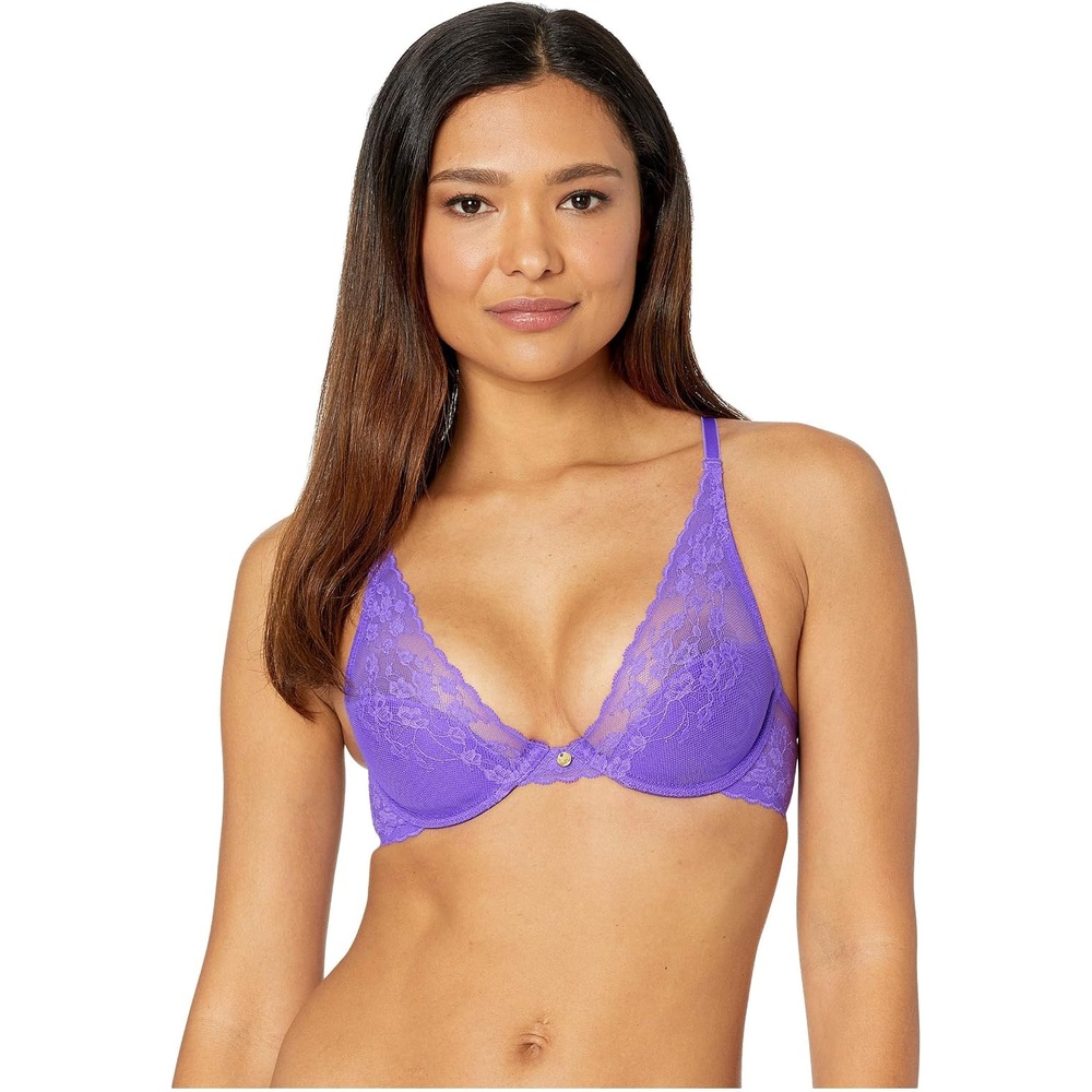 image:imageNatori Womens Cherry Blossom Convertible Contour BraElectric Purple