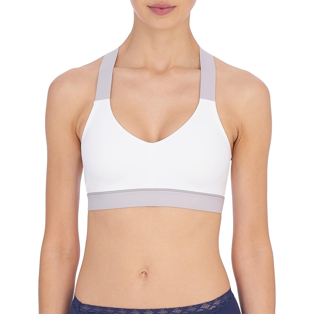 image:imageNatori Womens Dynamicracerbck SPRT BraletteWhiteLead