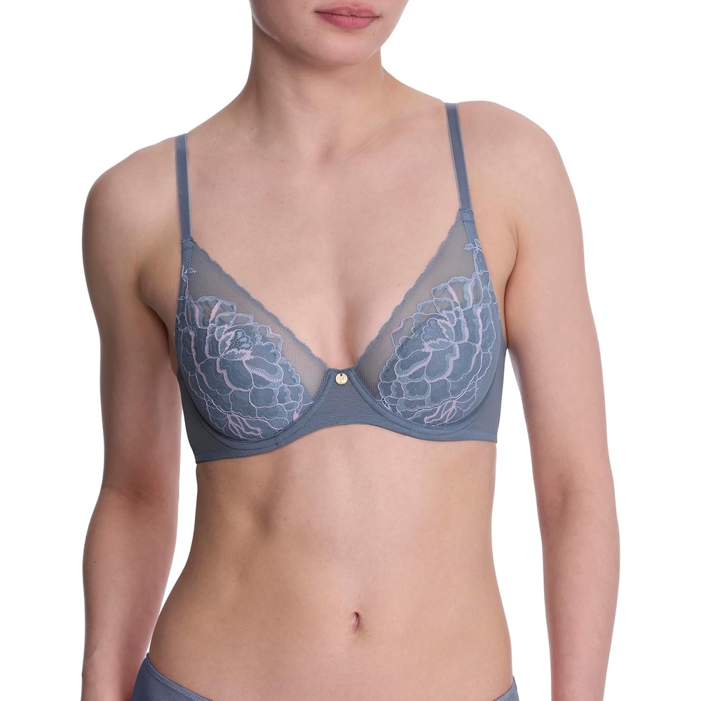 image:imageNatori Womens Flora Contour UnderwireCountry BlueSoft Mulberry