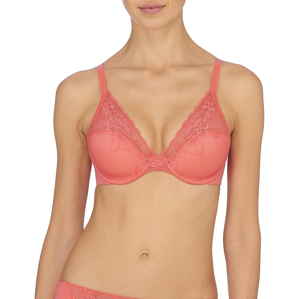 image:imageNatori Womens Natori Avail Full Figure Convertible Contour Underwire BraSunrise