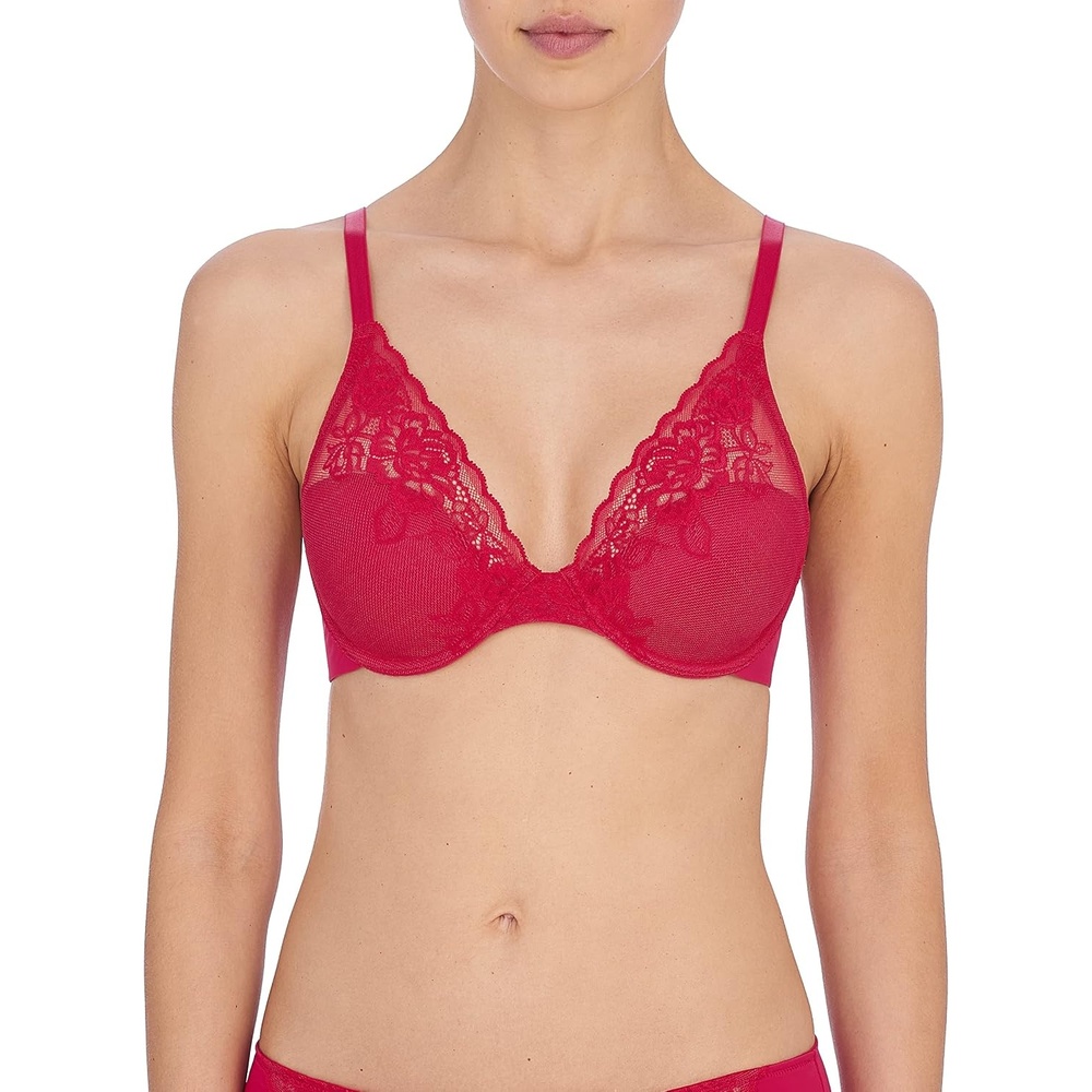 image:imageNatori Womens Natori Avail Full Figure Convertible Contour Underwire BraSunset Coral
