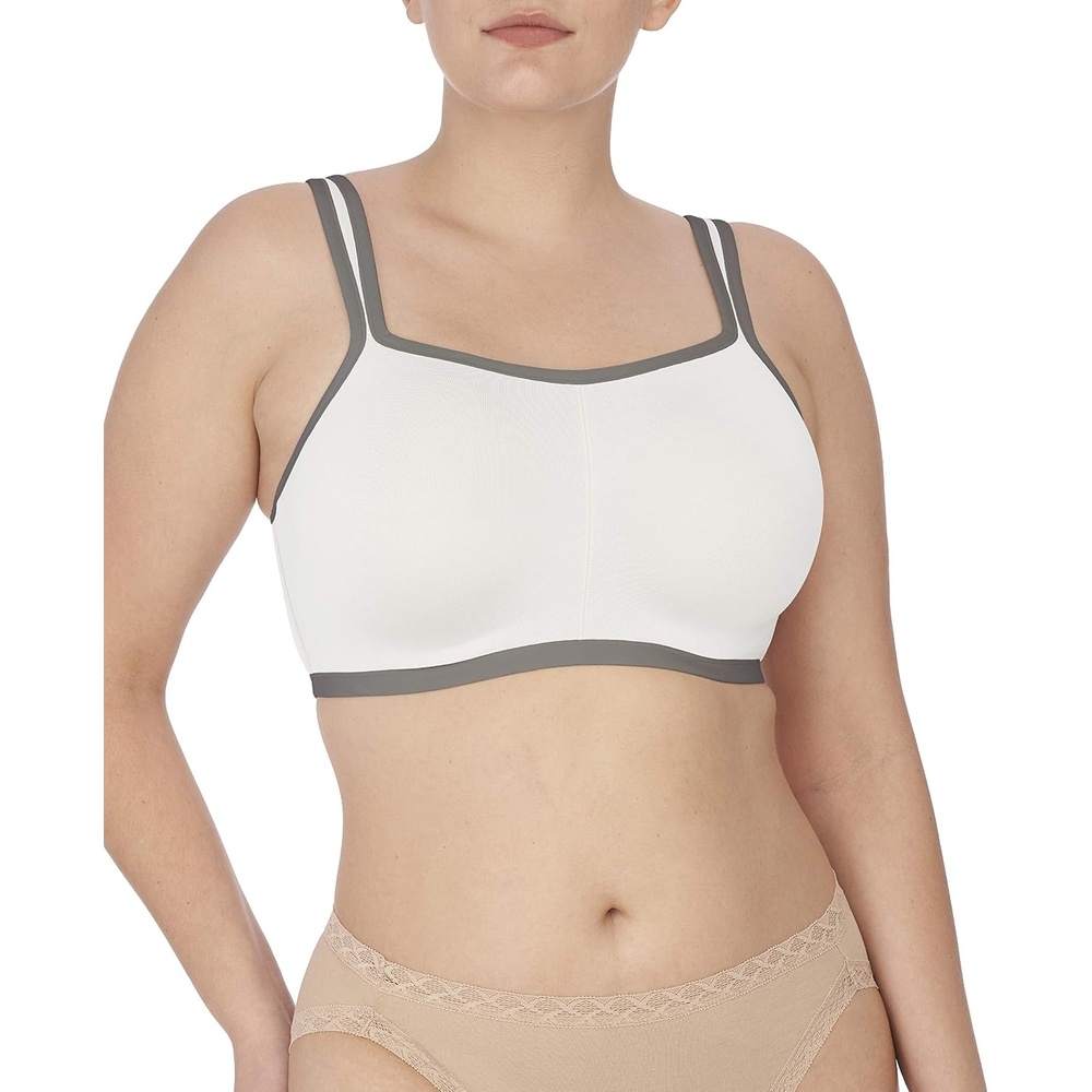 image:imageNatori Womens Natori Yogi Contour Convertible Sports BraWhiteGrey