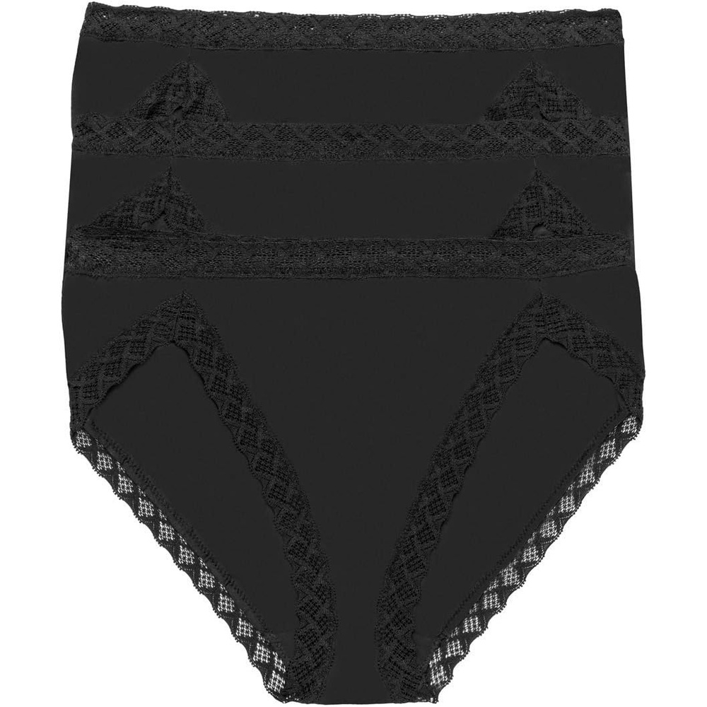 image:imageNatori Womens Pima Bliss French Cut Briefs 3 PackBlack