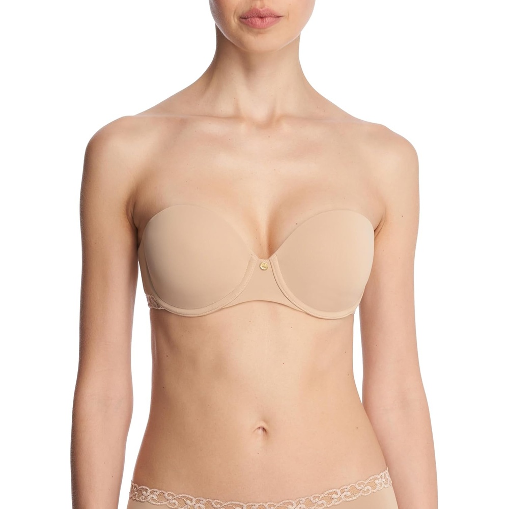 image:imageNatori Womens Pure Luxe Strapless Contour UnderwireCaf