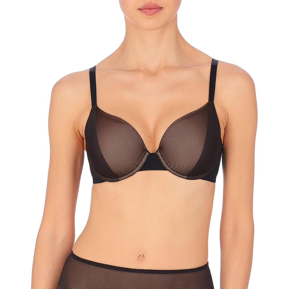 image:imageNatori Womens Side Effect Side Support ContourBraBlackCafe