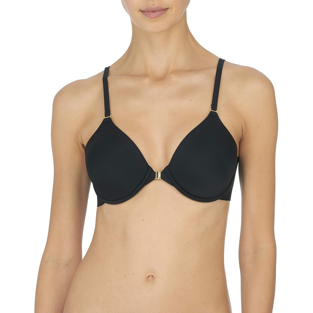 image:imageNatori Womens Zone Front Close Convertible Contour Underwire BraBlack