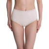 Natori Women’s Bliss Full Brief 3-Pack(Aspen Green/Coconut/Black)