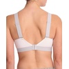 Natori Women’s Dynamic Convertible Contour Sport Bra(White/Lead)