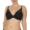 Natori Women’s Feathers Contour Plunge Maternity and Nursing Bra(Black)