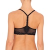 Natori Women’s Feathers Front Close T-Back(Black)
