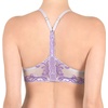 Natori Women’s Feathers Front Close T-Back(Pale Blue/Passion Purple)