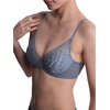 Natori Women’s Flora Contour Underwire(Country Blue/Soft Mulberry)