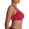 Natori Women’s Natori Yogi Contour Convertible Sports Bra(Crushed Velvet/Vino)