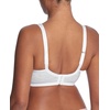 Natori Women’s Natori Yogi Contour Convertible Sports Bra(Feather Grey/White)