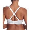 Natori Women’s Natori Yogi Contour Convertible Sports Bra(Feather Grey/White)
