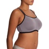 Natori Women’s Natori Yogi Contour Convertible Sports Bra(Grey/Black)