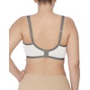 Natori Women’s Natori Yogi Contour Convertible Sports Bra(White/Grey)