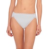 Natori Women’s Pima Bliss French Cut Briefs 3 Pack(Baby Blue/Delicate Peach/Black)
