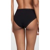 Natori Women’s Pima Bliss French Cut Briefs 3 Pack(Black/Cafe/White)