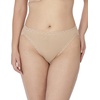 Natori Women’s Pima Bliss French Cut Briefs 3 Pack(Cafe)