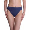 Natori Women’s Pima Bliss French Cut Briefs 3 Pack(Ink/Pink Velvet/Black)