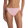 Natori Women’s Pima Bliss French Cut Briefs 3 Pack(Ivry Rse/Sky Green/Delicte Rse)