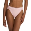 Natori Women’s Pima Bliss French Cut Briefs 3 Pack(Quarry/Pink Sky/Cafe)