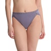 Natori Women’s Pima Bliss French Cut Briefs 3 Pack(Twilight Haze/Purple Pearl/Greystone)