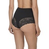 Natori Women’s Plush: High Rise Thong(Black)